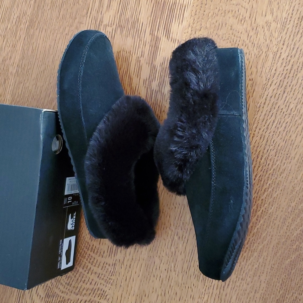 Sorel Coffee Run Slippers in black - Picture 9 of 16